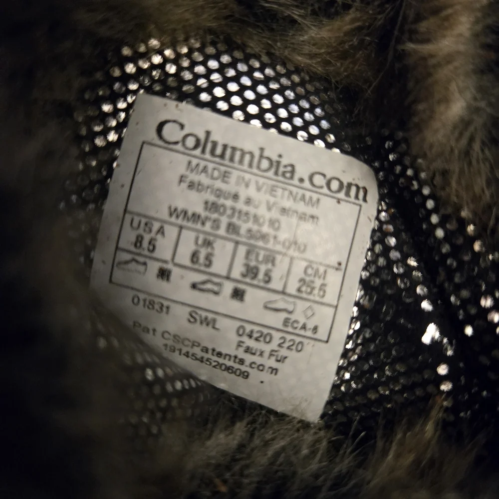 Columbia Women's Black Quilted Winter Boots - Picture 4 of 4